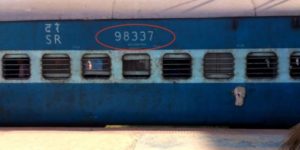 the numbers written on the train box mean?