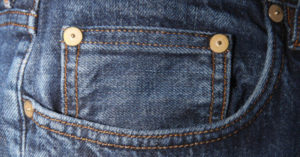 why the small wallets are made in jeans