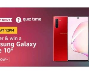 Amazon Galaxy Note 10 Quiz Answers | Win Phone