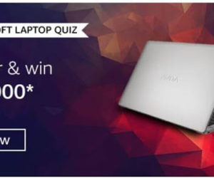 Amazon Microsoft Laptop Quiz – Answer & Win ₹5000 Pay Balance