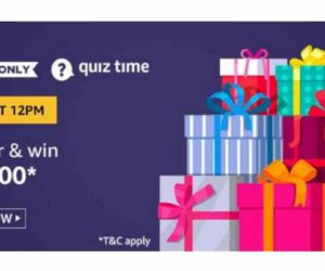 Amazon Quiz Today- Answers Of ₹15000 Pay Quiz