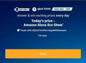 Amazon Alexa Eco Show Quiz – Answer & Win Alexa Eco Show