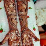 राधा और कृष्ण मेहंदी डिजाइन शादी के लिए