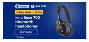 Amazon Bose Headphones Quiz