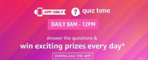 Amazon Quiz Answers for 15th June 2020 - Win Apple iPhone XR